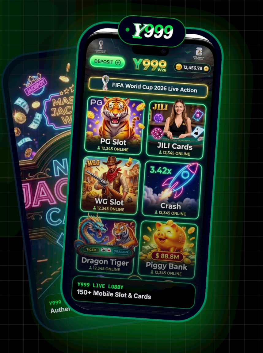 Y999 Game Live Lobby – PG Slot, JILI Cards, Crash & more